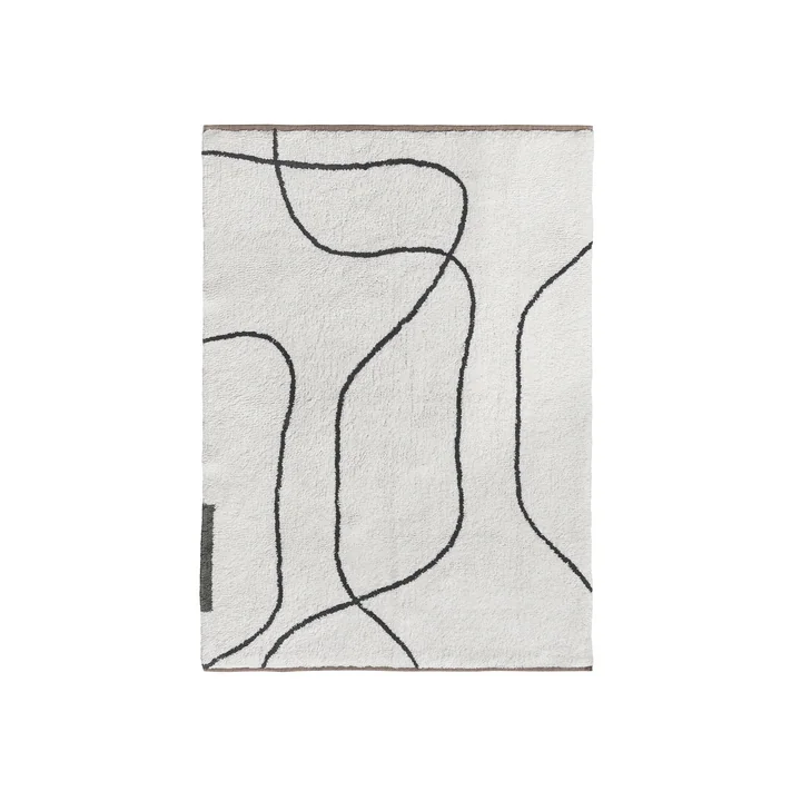 Mette Ditmer - Shadow Rug, 100 x 140 cm, off-white