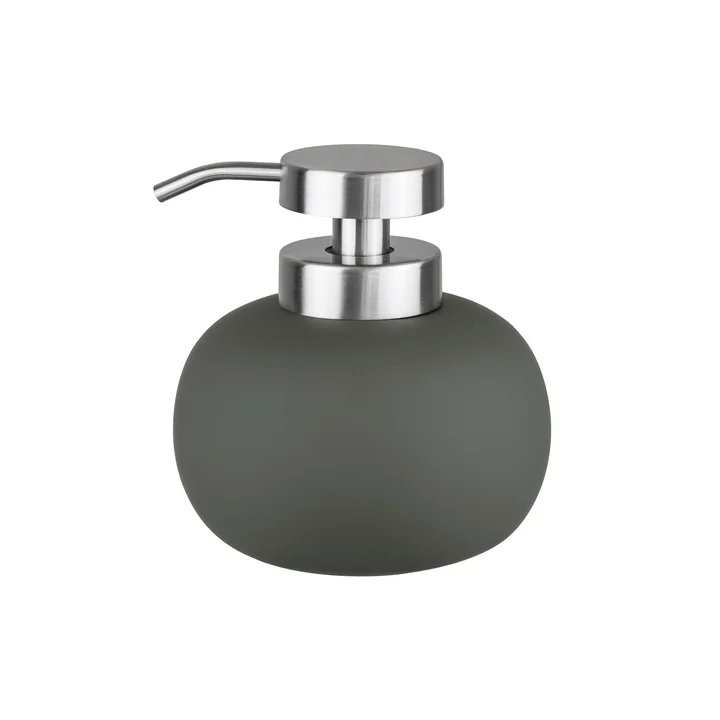 Mette Ditmer - Lotus Play Soap dispenser, H 13 cm, dark olive