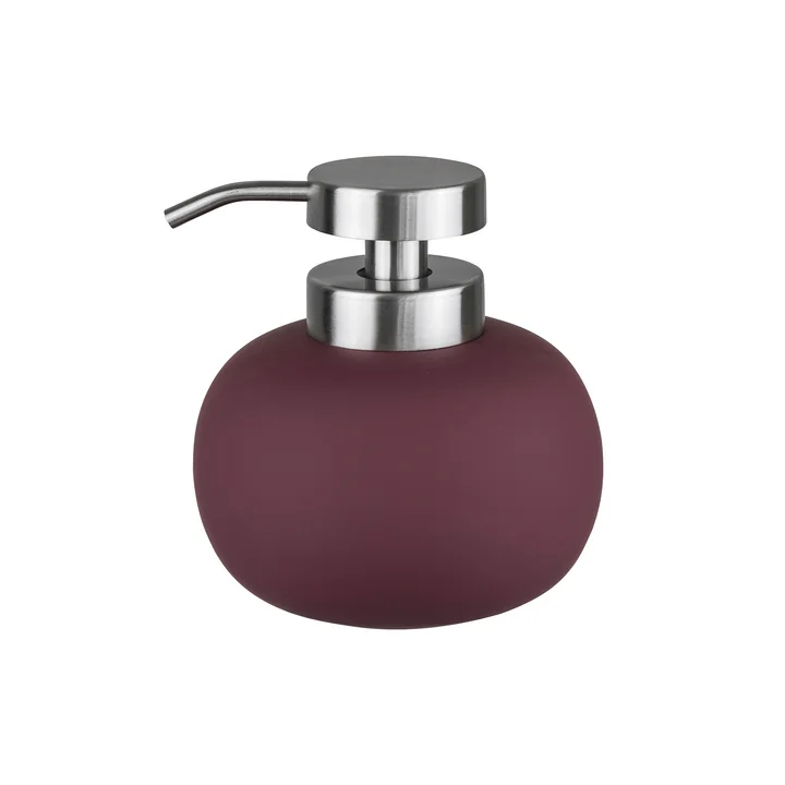Mette Ditmer - Lotus Play Soap dispenser, H 13 cm, wine red