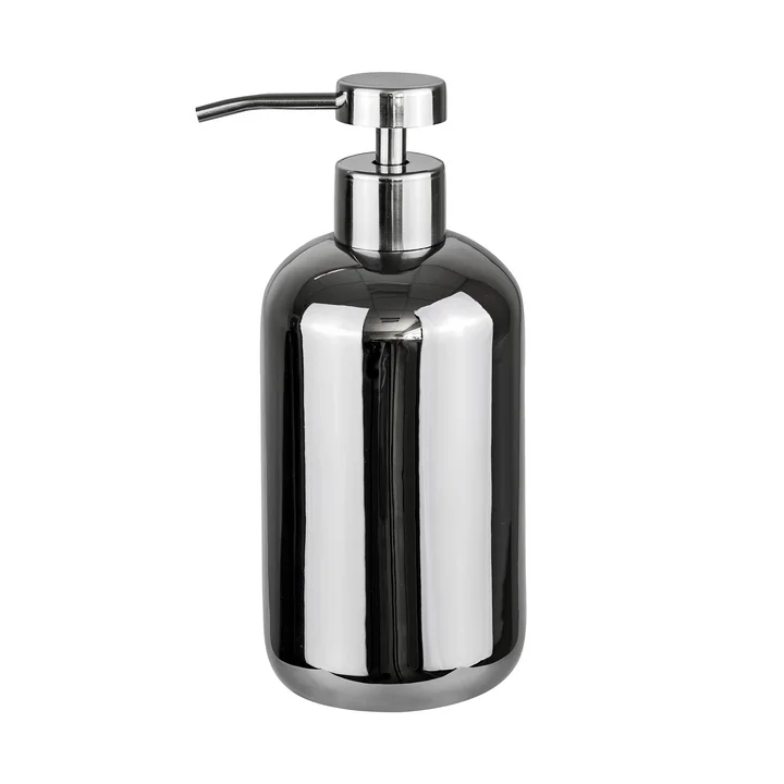 Mette Ditmer - Lotus Soap dispenser, h 18 cm, chrome