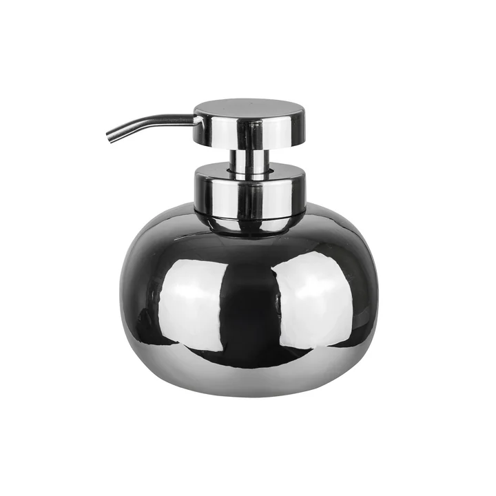 Mette Ditmer - Lotus Soap dispenser, H 13 cm, chrome