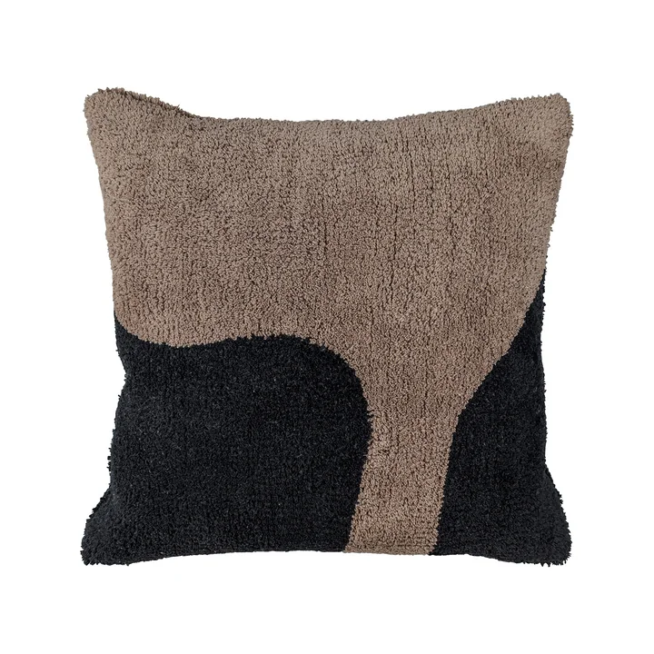 Mette Ditmer - Figura Cushion cover, tufted, 50 x 50 cm, brown