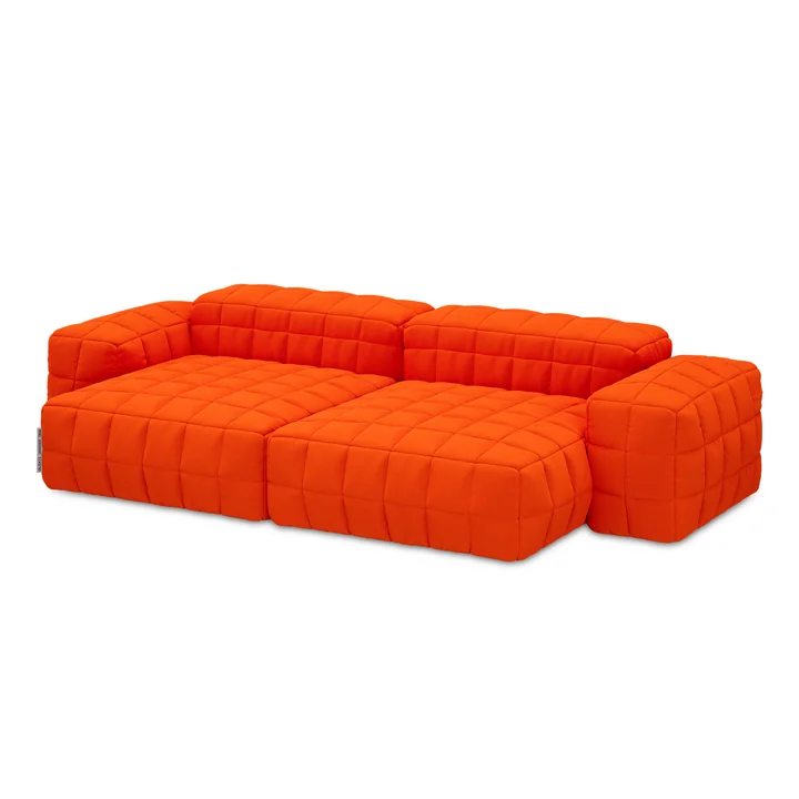 OUT Objekte unserer Tage - Henn Sofa 03, 280 x 140 cm, pure orange (Vidar 4 0542 by Kvadrat / Raf Simons)