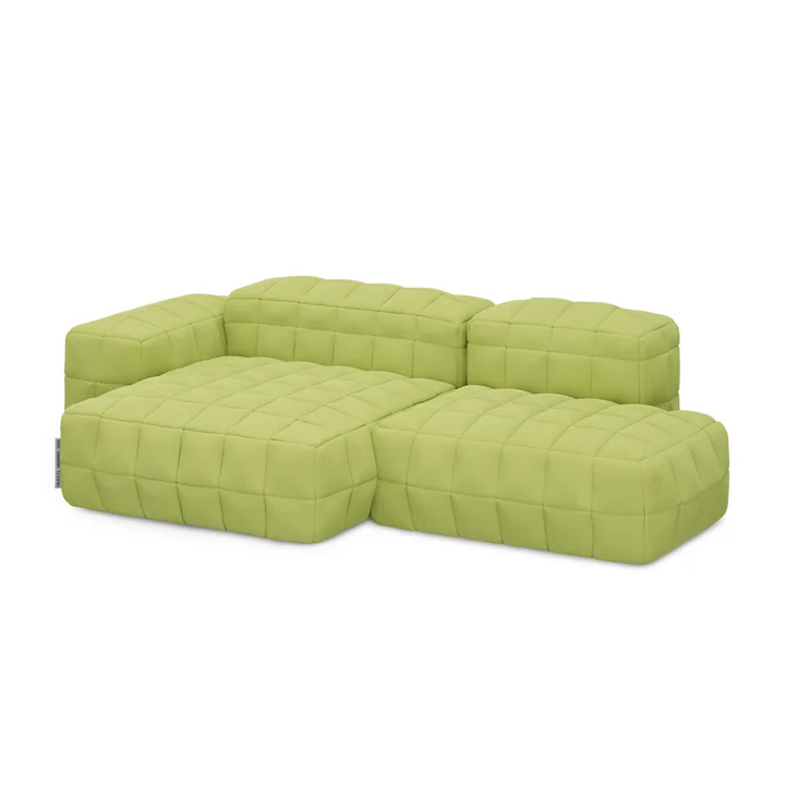 OUT Objekte unserer Tage - Henn Sofa 02, 245 x 140 cm, lime (Suunta 0402 by Kvadrat)