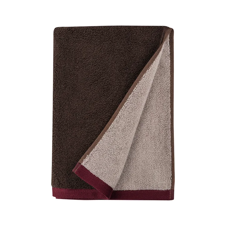 Mette Ditmer - Soft Towel, 50 x 90 cm, brown / sand