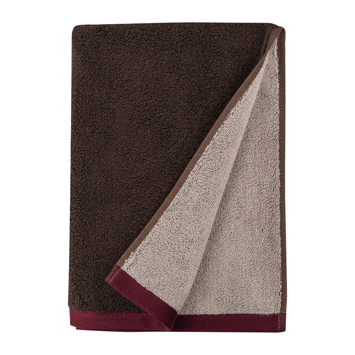 Mette Ditmer - Soft Bath towel, 70 x 133 cm, brown / sand