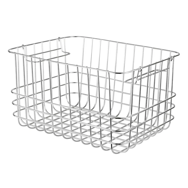 Mette Ditmer - Store-It Storage basket, M, chrome