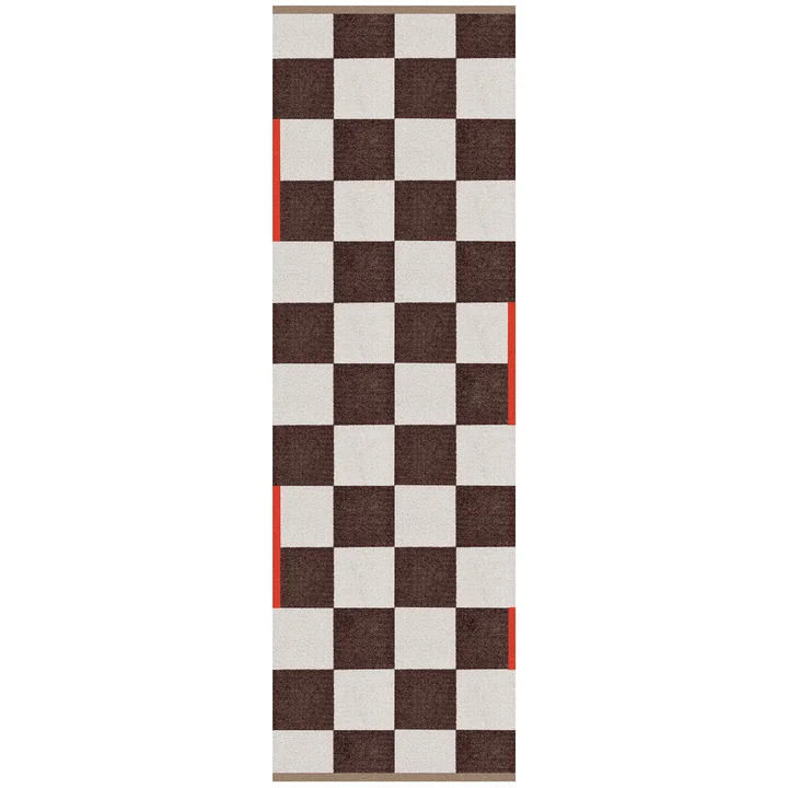 Mette Ditmer - Square runner, brown