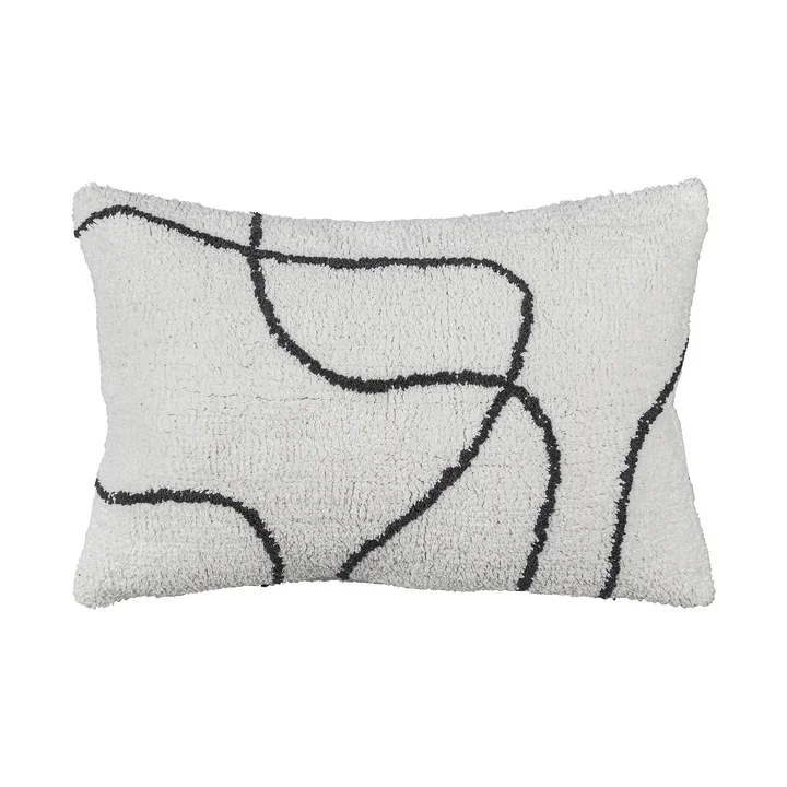 Mette Ditmer - Shadow Cushion cover, tufted, 40 x 60 cm, off-white