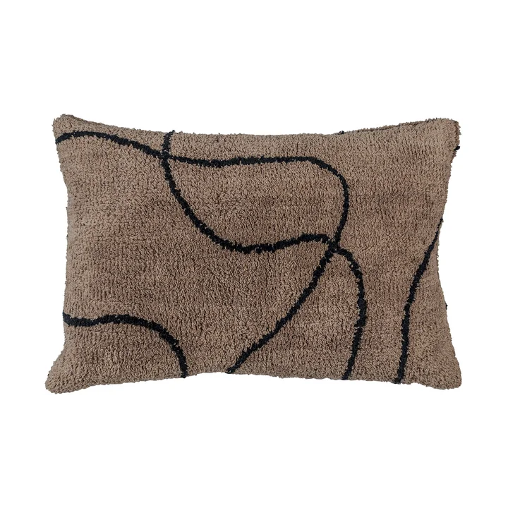 Mette Ditmer - Shadow Cushion cover, tufted, 40 x 60 cm, brown