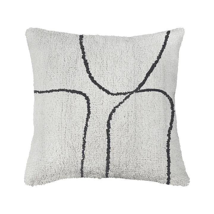 Mette Ditmer - Shadow Cushion cover, tufted, 50 x 50 cm, off-white