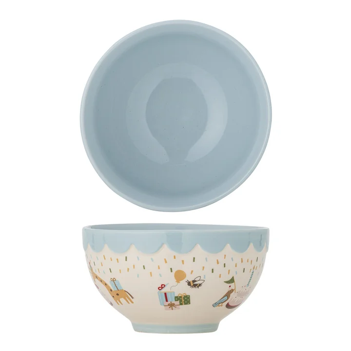 Bloomingville Mini - Celebrate bowl, Ø 13.5 cm, blue