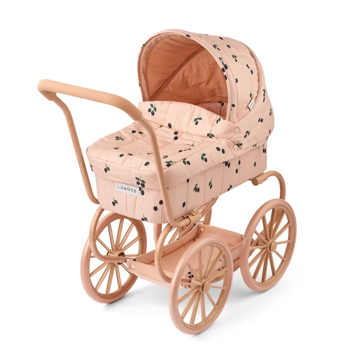 LIEWOOD - Adaline doll's pram, berry / pale tuscany