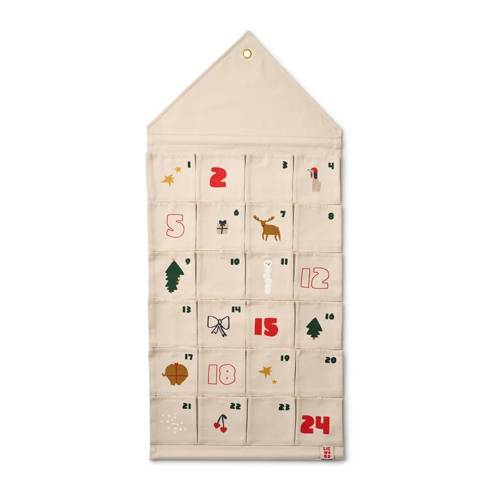 LIEWOOD - Babbo Advent calendar, holiday / sandy