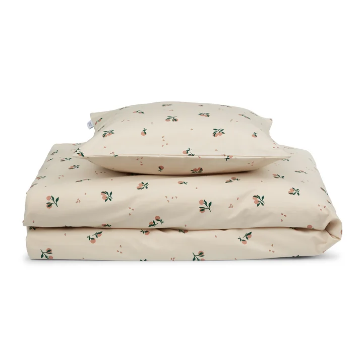 LIEWOOD - Carl bed linen, peach / sea shell