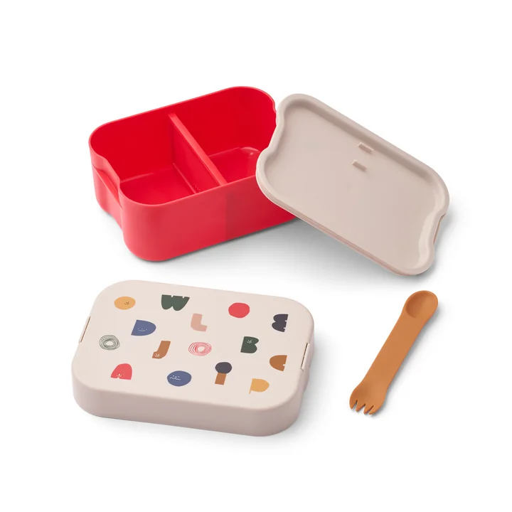 LIEWOOD - Chelsey lunch box set, 500 ml, characters / sandy