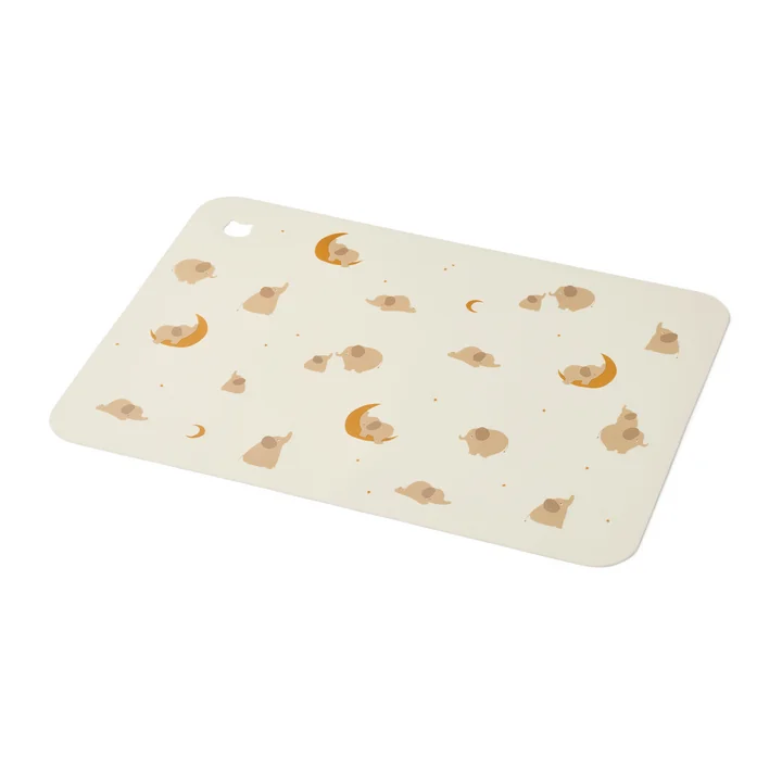 LIEWOOD - Jude children's placemat elephant, creme de la creme