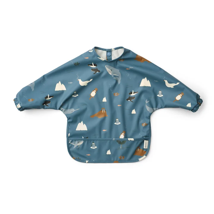 LIEWOOD - Merle Cape bib, arctic sea / ocean view