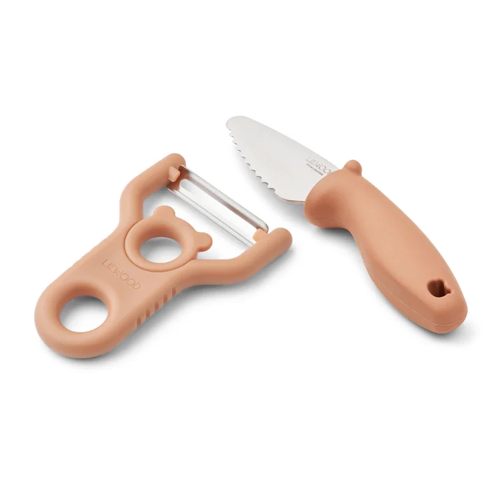 LIEWOOD - Pertense peeler and knife set, tuscany rose