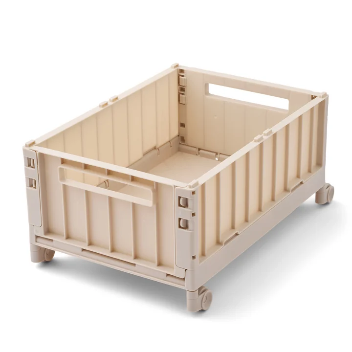 LIEWOOD - Weston Storage box with castors, L, sandy