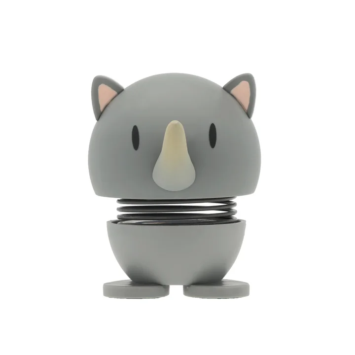 Hoptimist - Soft Rhino, Small, gray