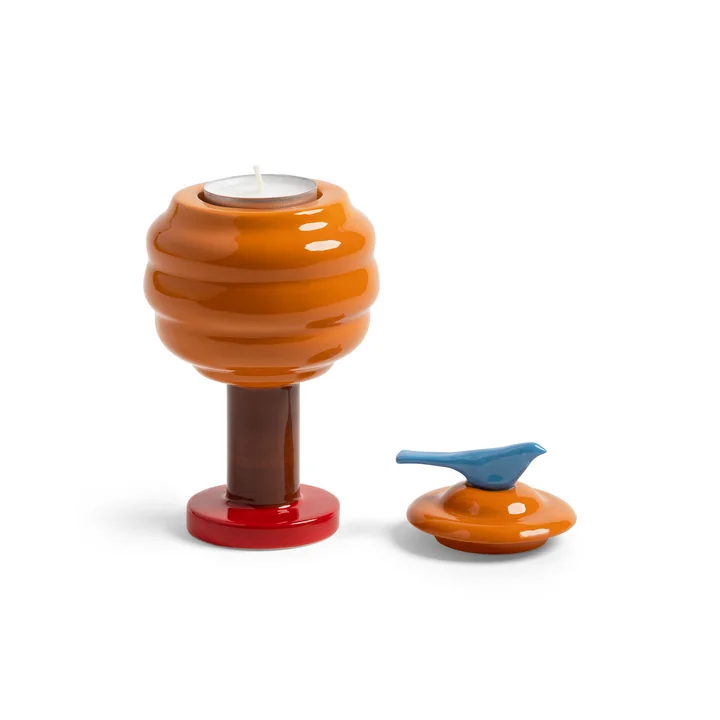 and klevering - Haines Tealight holder, H 18 cm, autumn