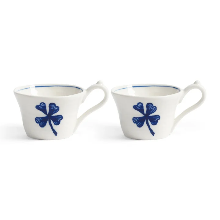 and klevering - Anouk Cup, 0.1 cl, cloverleaf, multicolored (set of 2)