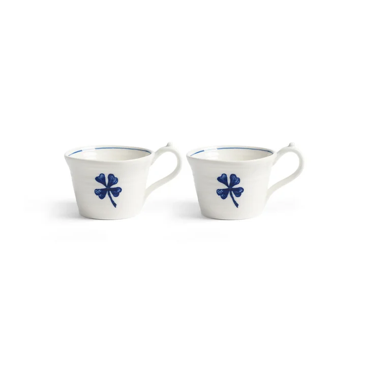 and klevering - Anouk Cup, 0.25 cl, cloverleaf, multicolored (set of 2)