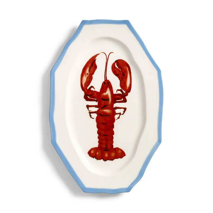 and klevering - Sirène serving platter, 41.5 cm, Lobster, multicolored