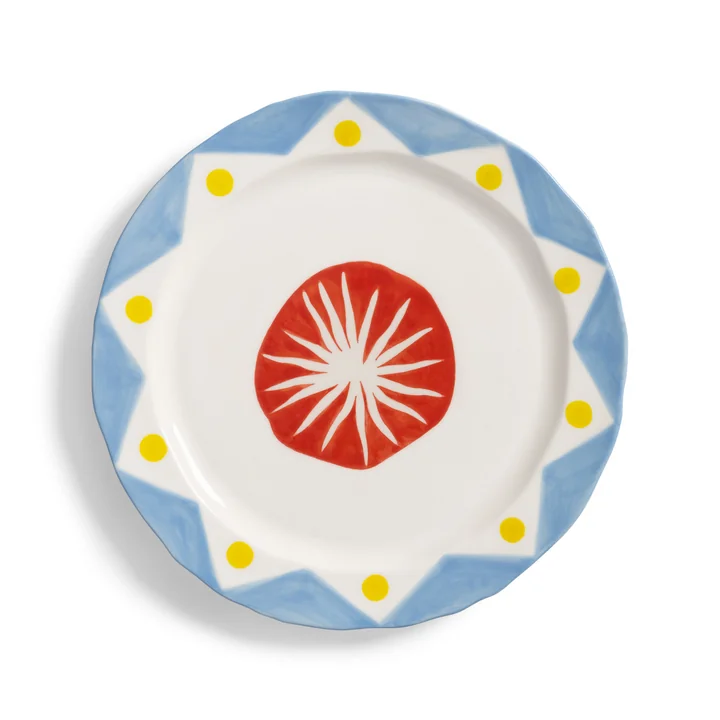 and klevering - Festivo plate, Ø 30.5 cm, star, multicolored