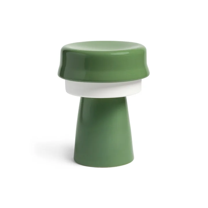 and klevering - Hat Table lamp, Ø 16 x 20 cm, green / white