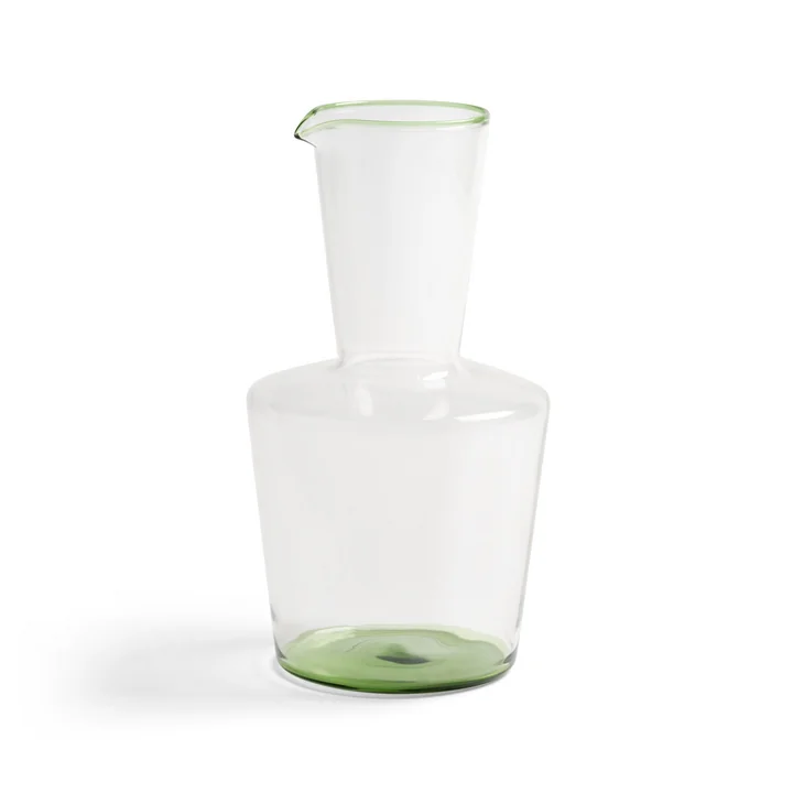 & klevering - Petal drinking glass 200 ml, green (set of 2)