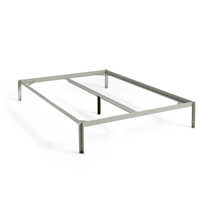 HAY - Connect Bed 140 x 200 cm for box spring mattress, warm grey