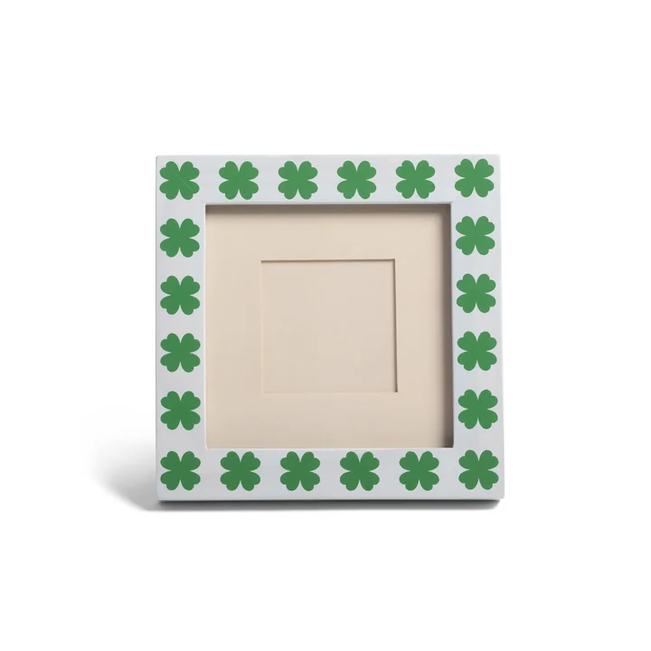 & klevering - Patch picture frame, 14 x 14 cm, shamrock, multicolored