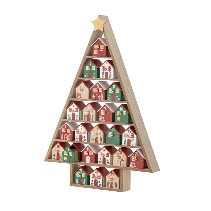 Bloomingville - Calvin Advent calendar, red