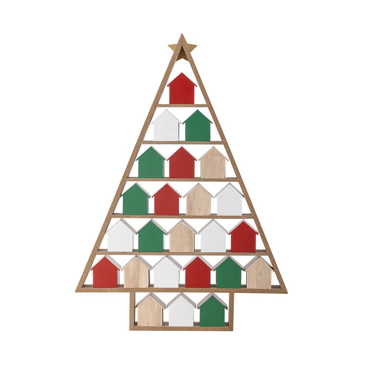 Bloomingville - Calvin Advent calendar, red