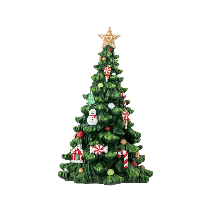 Bloomingville - Eddy decorative Christmas tree with light, green