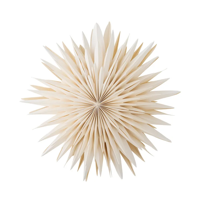 Bloomingville - Elijah's star with light, white