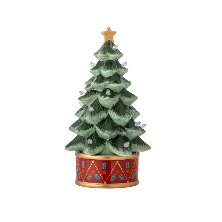 Bloomingville - Fannie decorative Christmas tree with light, green