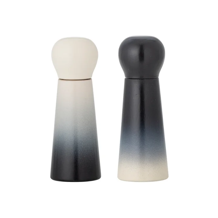 Bloomingville - Hyman Salt mill & Pepper mill, blue (set of 2)