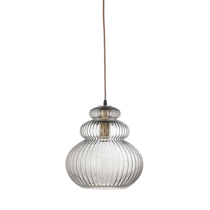 Bloomingville - Sybia Pendant light, gray / glass