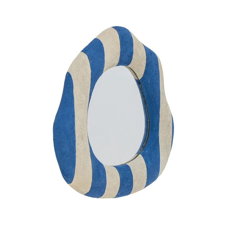 Bloomingville - Travis Wall mirror, blue