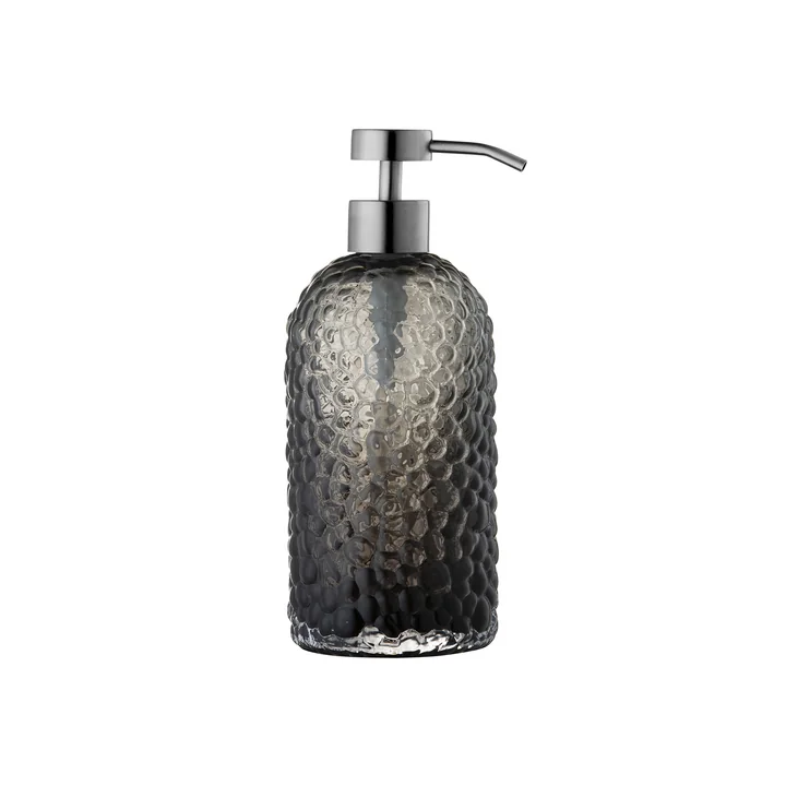 AYTM - Arura soap dispenser Ø 7.8 x H 16.2 cm, black / silver