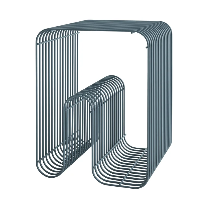 AYTM - Curva Stool, dusty blue