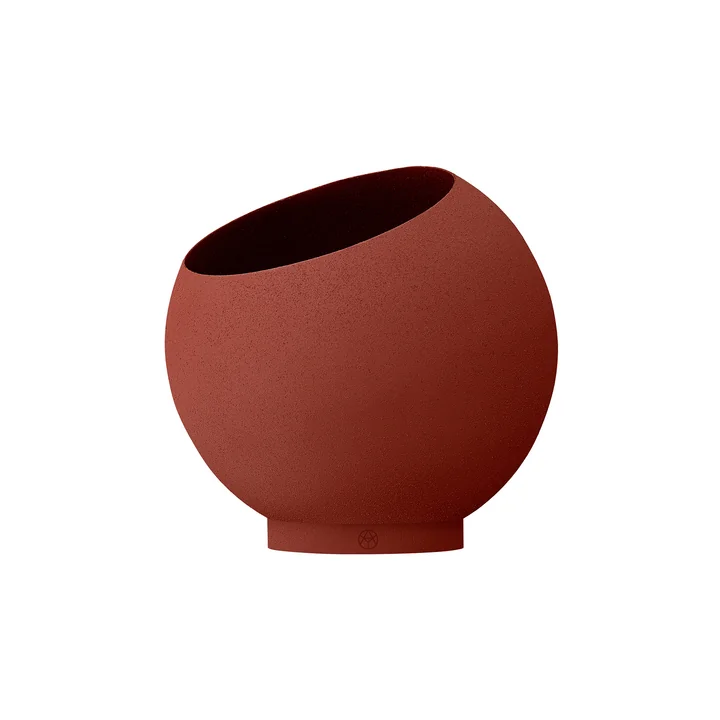 AYTM - Globe Flower pot, Ø 30 x H 26.6 cm, ginger bread / ginger bread