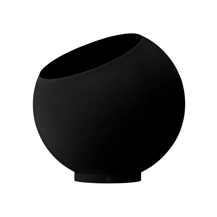 AYTM - Globe Flower pot, Ø 43 x H 37.4 cm, black / black