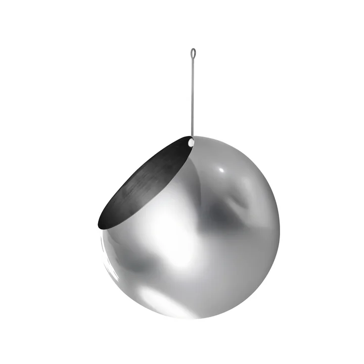 AYTM - Globe Hanging flower pot Ø 17 cm, silver