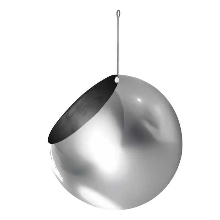 AYTM - Globe Hanging flower pot Ø 21 cm, silver
