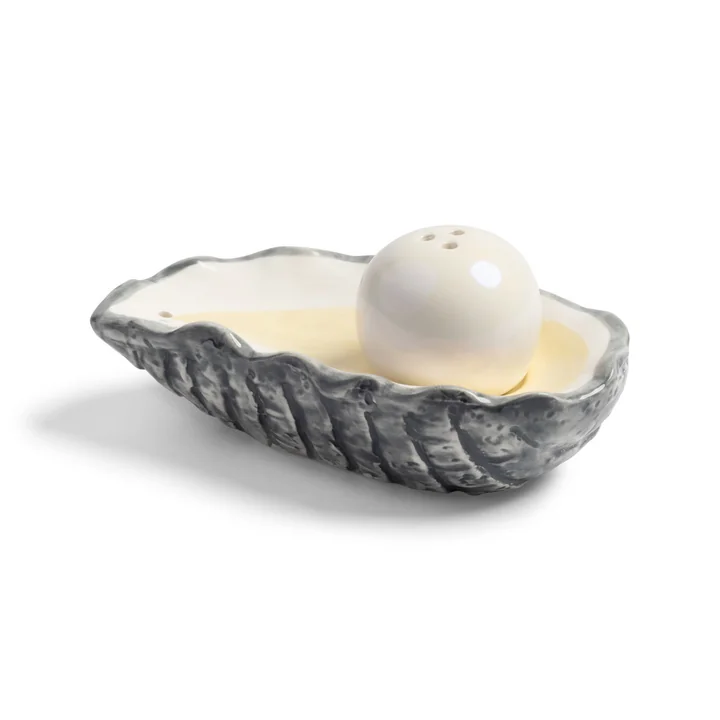 & klevering - Salt and pepper shaker, oyster