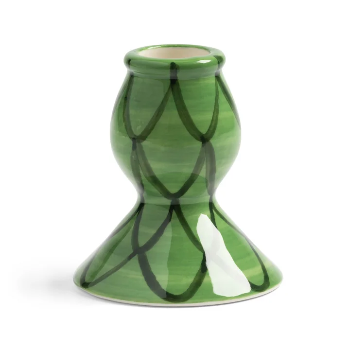 & klevering - Sirène candle holder, Ø 7 cm x 8 cm, green
